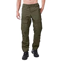 Mens Camo Cargo Pants Slim Fit Tactical Pants Casual Straight-Fit Workout Camouflage Joggers Sweatpants Trousers