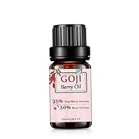 1Bottle Goji Berry Serum Face Essential Oil Anti-aging Essence Serum Natural Goji Ingredient Skin Moisturizer Healing And Repairing Oil(10ml/0.35fl.oz)
