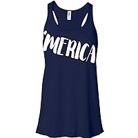 Funny 'Merica Flowy Tank - Perfect for 4th of July Festivities