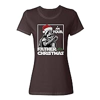 Funny I Am Your Father Christmas Ladies' Crewneck T-Shirt