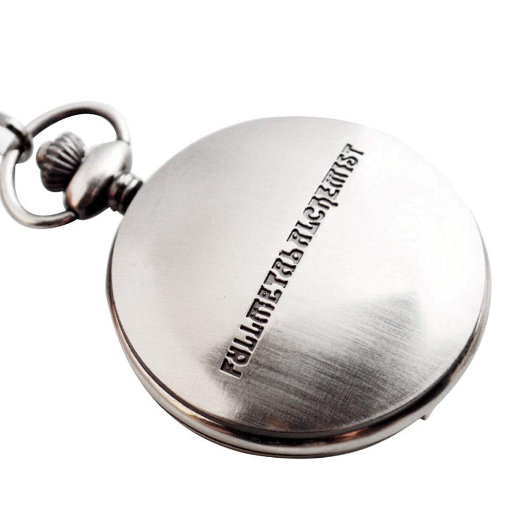 BOSHIYA Fullmetal Alchemist Pocket Watch with Chain Box for Cosplay Accessories Anime Merch