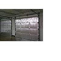 White Reflective Foam Core 2 Car Garage Door Insulation Kit 16FT x 8FT R Value 8.0 Made in USA New & Improved Heavy Duty Double Sided Tape (Also FITS 16X7) (One Pack)