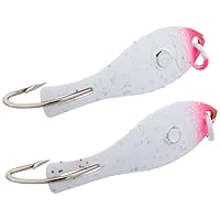 30GLO-2RW 000 Shad Spoon, Hot Pink and White Finish