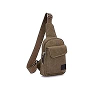 Canvas Chest Pack Single Shoulder Bag