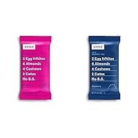 RXBAR, Mixed Berry, Protein Bar, High Protein Snack with Blueberry, Protein Bar, 1.83 Ounce (Pack of 12) Breakfast Bar, High Protein Snack
