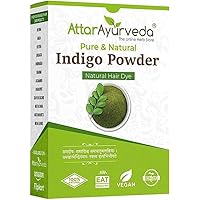 Attar Ayurveda Indigo Powder for Black Hair (200 Grams)