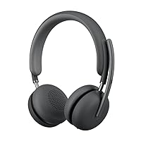 Logitech Zone Wireless 2 Premium Noise Canceling Headset with Hybrid ANC, Bluetooth, USB-C, USB-A, Certified for Zoom, Google Meet, Google Voice, Fast Pair, Graphite