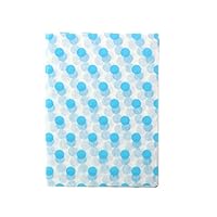 500 Pcs Candy Wrappers Twisting Wax Paper for Sweets Lolly Baking Nougat - Blue Dot
