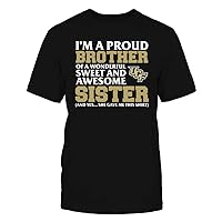 FanPrint UCF Knights - I'm A Proud Brother of an Awesome Sister T-Shirt