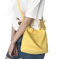 Crossbody Bag for Women,Women Shoulder Bag,Women Canvas Handbag Shoulder Lady Crossbody Bag Tote Messenger Satchel Wallet Yellow(Color: Yellow)
