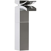 Quarto Single Hole Waterfall Faucet with Single Handle Finish: Chrome