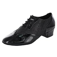 Men's Classic Fashion Lace-up Salsa Tango Samba Jazz Rumba Ballroom Latin Modern Dance Shoes Evening Wedding Shoes
