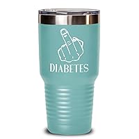 Diabetes Gifts Fuck Diabetes Tumbler Gift For Diabetics Diabetes Awareness Diabetes Support Inspirational Gifts For Men and Women Coffee Mug Tea Cup