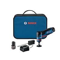 BOSCH GWG12V-20SB23 12V Max Brushless 1/4 In. Right Angle Die Grinder Kit with (2) 3.0 Ah Batteries