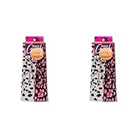 GOODY Low Profile Headwraps for Fine Hair - 2 Count, Cheetah - Comfortable and Stylish Fabric Won't Pull, Snag or Damage Your Hair - Pain-Free Hair Accessories for Women, Men, Boys, and (Pack of 2)