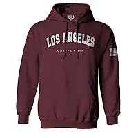 VICES AND VIRTUES Los Angeles California Cali LA Retro Fonts Hoodie