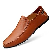 Loafer Premium Genuine Leather Men's Casual Shoes Slip On Mens Driving Penny Loafers for Men Lightweight Breathable