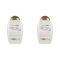 OGX Extra Strength Damage Remedy + Coconut Miracle Oil Conditioner for Dry, Frizzy or Coarse Hair, Hydrating & Flyaway Taming Conditioner, Paraben-Free, Sulfate-Free Surfactants, 13 fl oz (Pack of 2)