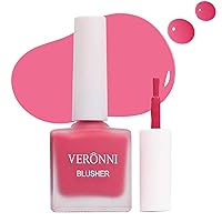 VERONNI Liquid Blush -Fruit Juice Liquid Blusher,Vegan Face Blush Waterproof Long Lasting Blushes,Cruelty-Free with Shimmery Finish (#401)