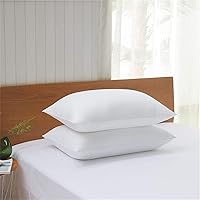 5 Star Hotel Bed Pillows for Sleeping Microfiber Pillow Neck Spine Protection Pillow Slow Rebound Cotton Cover (Color : D, Size : 68x68 cm)