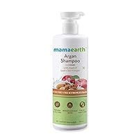 Mamaearth Argan Shampoo with Apple Cider Vinegar | Volumizing Anti Frizz Solution | Hydrating for Dry & Damaged Hair | Sulfate Free | 8.45 Fl Oz (250ml)