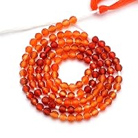 AAA+ Carnelian 3mm-3.5mm Micro Faceted Rondelle Beads ~ Natural Multi Carnelian Semi Precious Gemstone Loose Roundel Beads ~ 13inch Strand B-1-566 (Pack of 2)