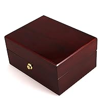 Solid Wood High-grade Paint Watch Box, Portable Watch Storage Decorative Box, Retro Jewelry Single Box 0130B