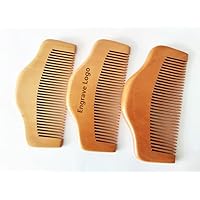 Customize Logo Combs-Fine Tooth Wood Comb Beard Comb Pocket Size Comb Hair Brush (50pcs with your Logo)