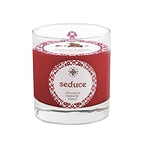 Seeking Balance Wood Wick Spa Candle Aromatherapy Candles, 5.8-Ounce, Seduce: Patchouli & Anise
