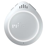 Milo Action Communicator – Talk with Friends Hands-Free While You Ride, Surf or Ski - Solstice White – Includes Action Clip