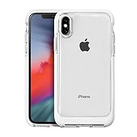 LAUT - Fluro Crystal for iPhone Xs Max | Drop Test Certified | Crystal Clear | Durable (White)