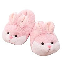 Women's Bunny Slippers Gifts Funny Animal Slippers Bunny Indoor Plush Slippers