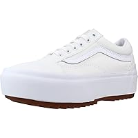 Vans Old Skool™ Stacked (Canvas) True White Men's 5, Women's 6.5 Medium