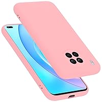 Case Compatible with Honor 50 LITE in Liquid Pink - Protective Cover Made of Flexible TPU Silicone