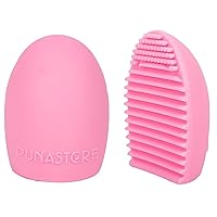 Brush Egg Makeup Brush Cleaner Cleaning Tool PINK