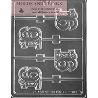 Sweet Sixteen Lolly Chocolate candy mold Sweet 16 Birthday chocolate candy mold Molding Instruction+