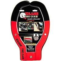 Winner International The Club 491 Tire Claw XL Security Device, red black