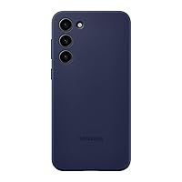 SAMSUNG Galaxy S23+ Plus Silicone Phone Case, Protective Cover w/ Color Variety, Smooth Grip, Soft and Sleek Design, US Version, EF-PS916TNEGUS, Navy