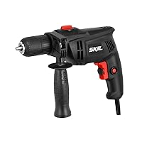 SKIL F0151020AA Hammer Drill 1020 AA (550 Watt, 13 mm Keyless Drill Chuck, Impact Rate 0-43200/min, Drill, Clockwise / Anti-clockwise Rotation, Hammer Function)