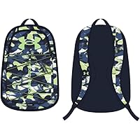 Under Armour Unisex-Adult Hustle Sport Backpack, (432) Tech Blue/Midnight Navy/Morph Green, One Size Fits All