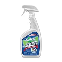 SaniDate Hard Surface Sanitizer - 32 oz (Case of 12) - Ready to Use Spray - EPA Registered - No Mixing - No Rinse - Food Contact Surface - Green Cleaning