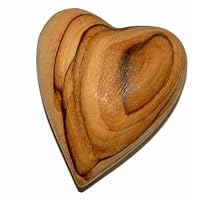 Galileecraft Olive Wood Carved Hearts Made in Bethlehem Perfect Quality