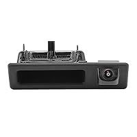 AHD 1080P Car Rear View Trunk Handle Camera Compatible with BMW 3 5 Serise X1 X3 X4 X5 F10 F11 F25 F30 F31 E60 E61 E70 E71 E72 E82 E88 E84 (Color : AHD720P-CVBS720P)