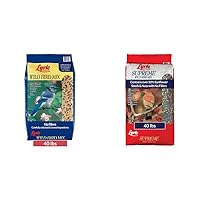 Lyric Wild Bird Mix and Lyric Supreme Wild Bird Seed Bundle (40 lbs Each)