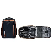 MAXPRO Maxpack Backpack | Custom travel backpack designed Fits all accessories | Mesh for the water bottle | Made with durable, weather-resistant 1680D polyester