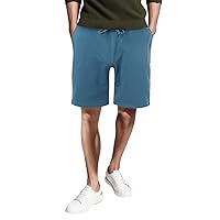 Men's Shorts Casual Classic Fit Drawstring Summer Beach Shorts Elastic Waist Baggy Loose Fit Cropped Pants Pockets