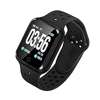 Fitness Tracker with Heart Rate Blood Pressure Monitor, Waterproof Sports Smart Watch, Bluebooth Smart Bracelet, Sleep Sports Data Monitor Activity Tracking Pedometer Watch for Kids Women and Men