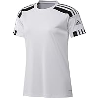 adidas Women's Squadra 21 Jersey Jersey (Short Sleeve), white/black, M