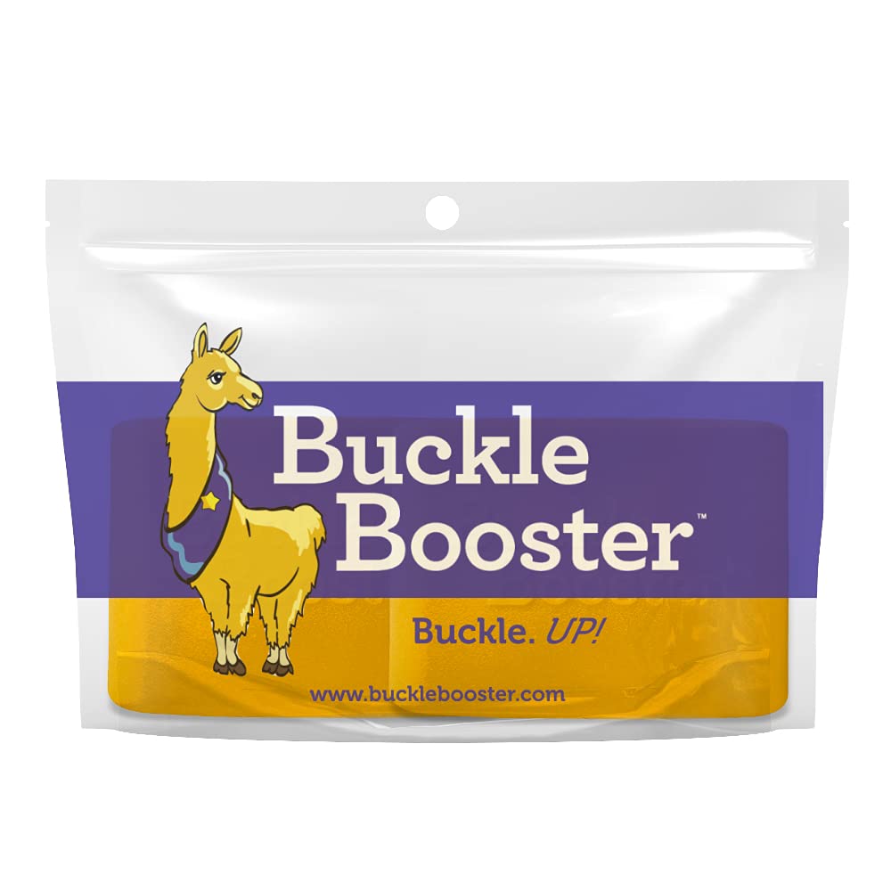 BPA-Free Buckle Booster, Yellow, Raises & Stabilizes Your Receptacle - Fasten Your Back Car Seat Belt Quickly & Easily (10)
