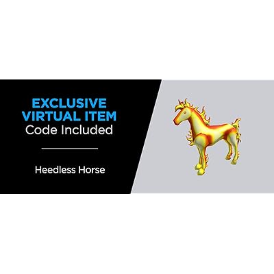 ROBLOX Action Figure Collection HEADLESS HORSEMAN Virtual Code Heedless  Horse